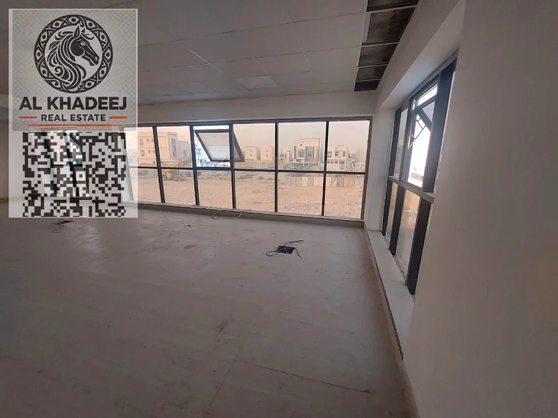Office in a new building  In Al Bahia for annual rent  In Al Mizanah  Very large area Central air conditioning64072889751299110