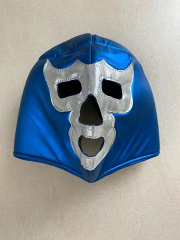 Blue Demon Mexican Wrestling Mask - Costume