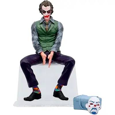 Joker 16 cm Batman Dark Knight DC Comics Villain Collectible Action Figure w/ Clown Mask