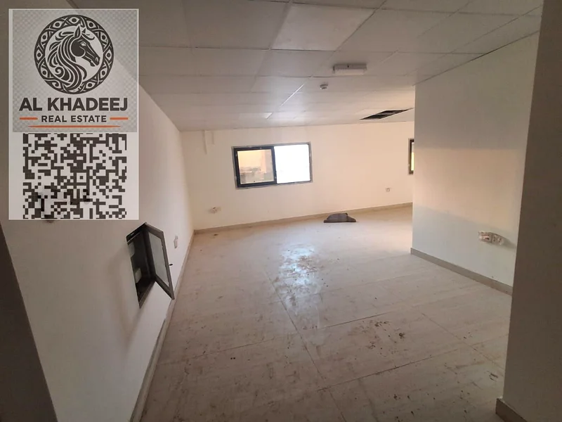 Offices in a new building in Al Bahia for annual rent. In Al Mizanah. Very large area. Central air conditioning.64072889899009110