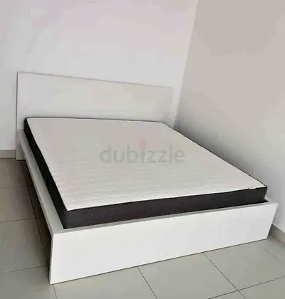 Malam king size bed 180/200cm bed frame with Ikea mattress