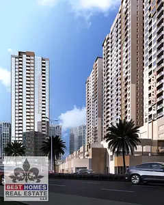 25th floor 1BHK apartment in Ajman Phase 2 with full.sea view