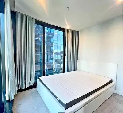 IKEA Malam queen size bed 160/200cm bed with 2 storage drawers underneath  and Ikea mattress