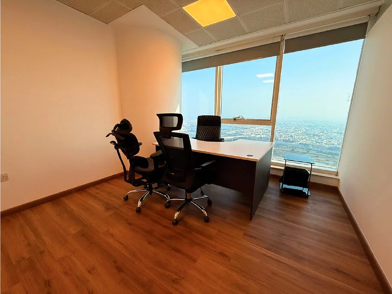 Spacious Corner Office | Canal & Racecourse Views | Prime Business Bay Location64068551300098112