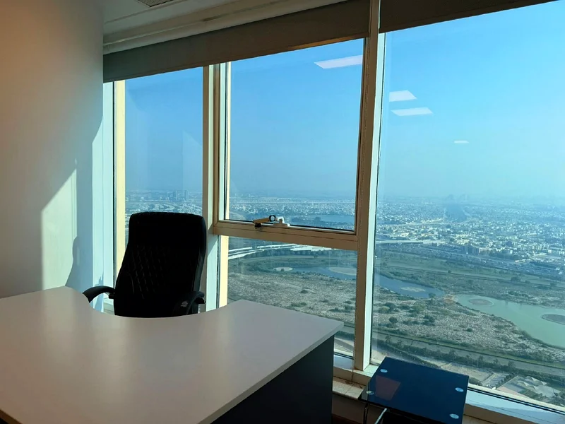 Spacious Corner Office | Canal & Racecourse Views | Prime Business Bay Location64068551300098114