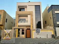 Villa for sale in Al Yasmeen area, Ajman, elegant design, prime location Electricity and water inclu