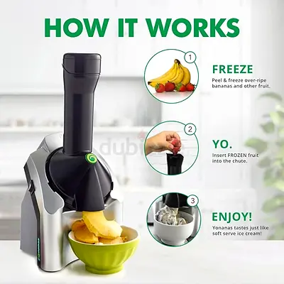 Dessert Frozen Black and Gray Ice Cream Treat Maker