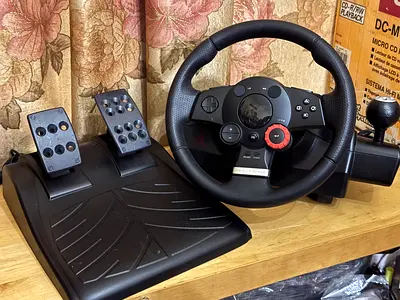Ultimate Racing Wheel and Pedals Set for Gamers!