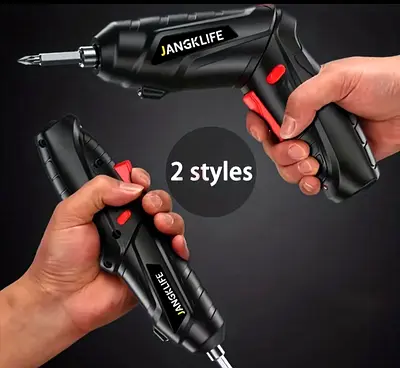 Cordless Electric Drill - 2-in-1 Design