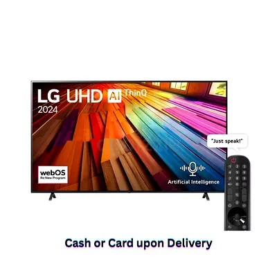 86 Inch TV, LG UT80 4K Smart TV, Brand New Sealed TV, 86UT80
