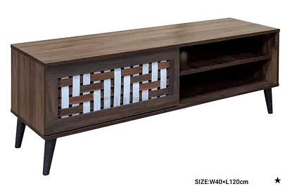 Stylish Wooden TV Unit with Contemporary Design