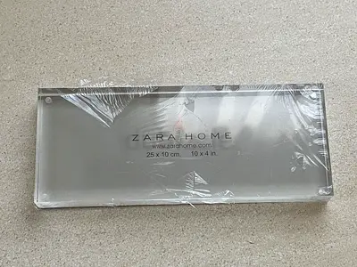Zara Home Acrylic Photo Frame 10 x 4 BRAND NEW