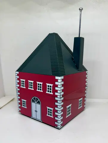 Charming Vintage House-Shaped Radio Collectible