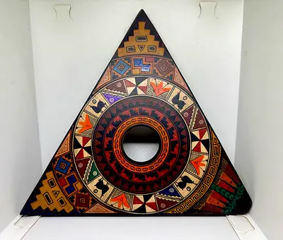 Unique Handcrafted Tribal Art Piece