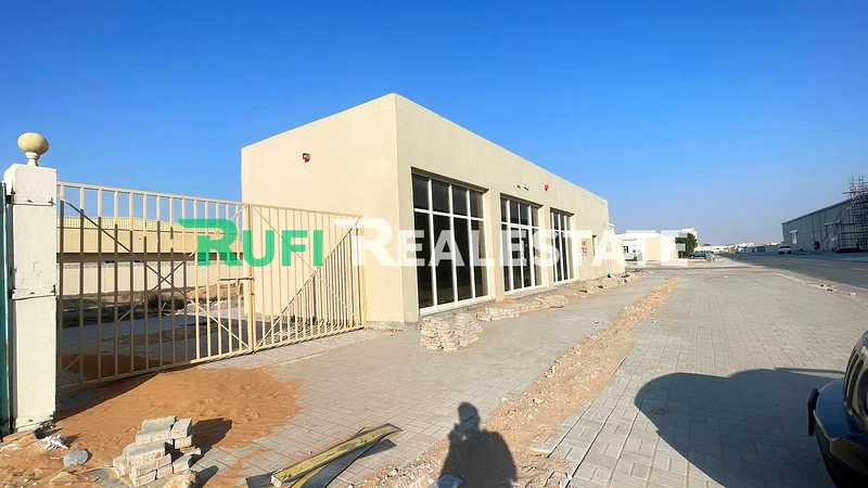 Best Location // 15.000 Sq. Ft Land With Boundary wall for Rent in Emirates Modern Industrial Area, UAQ.64059806444674111