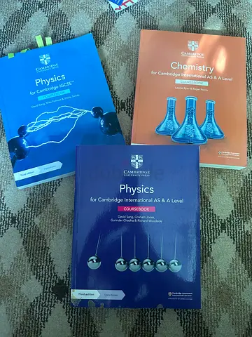 O-Level  A-Level Physics  Chemistry Books – Cambridge