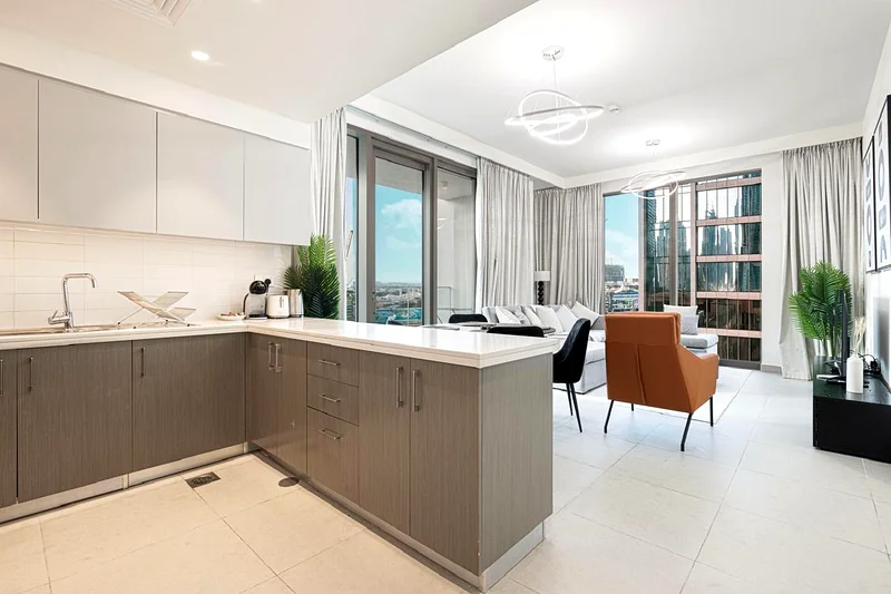 Stylish 2BR in Forte | For Winters | Furnished | Steps from Burj64050468632707114