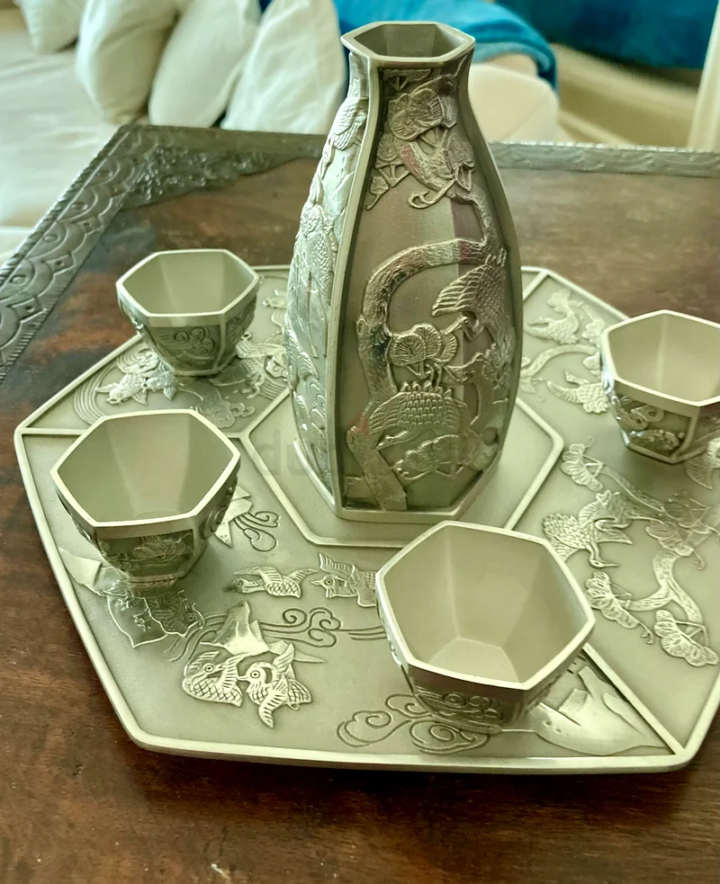 ROYAL SELANGOR Shuraku Sake Set キッチン・食器 ROYAL SELANGOR