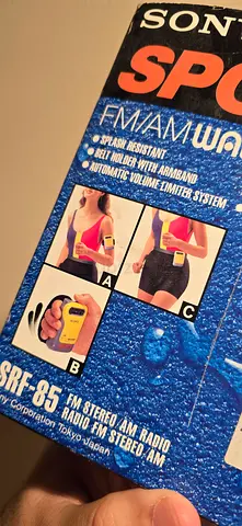 Vintage brand new sony walkman sport  Fm Am