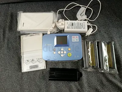 CANON SELPHY CP760 PHOTO PRINTER WITH ACCESSORIES