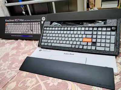 Keychron K17 Max Wireless Mechanical Keyboard! Great for gaming and typing.
