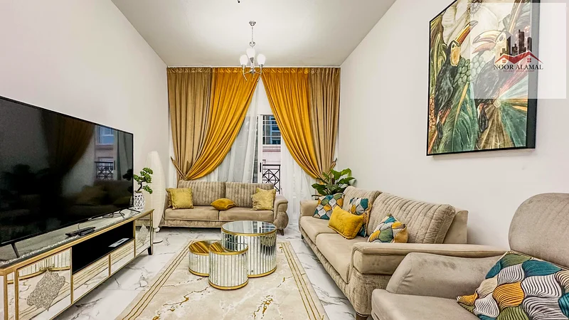 Sharjah, New Muwailih, two-bedroom apartment, hall, kitchen, two bathrooms and balcony64051029022209112