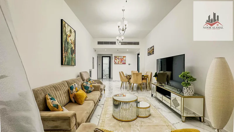 Sharjah, New Muwailih, two-bedroom apartment, hall, kitchen, two bathrooms and balcony64051029022209110