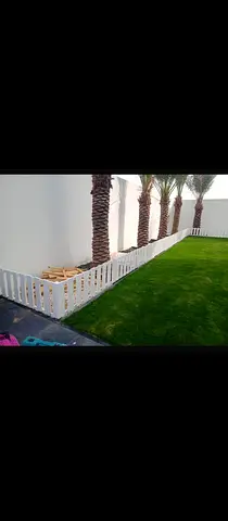 Mr Saleh landscape LLC garden matienss planter box artificial grass fixing natural grass wooden fenc
