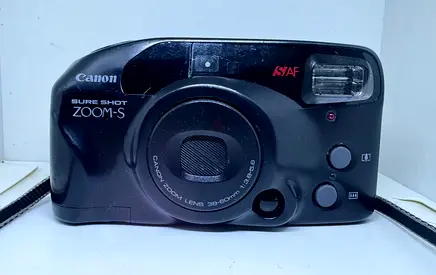 Vintage Canon Sure Shot Zoom-S Camera for Film Enthusiasts