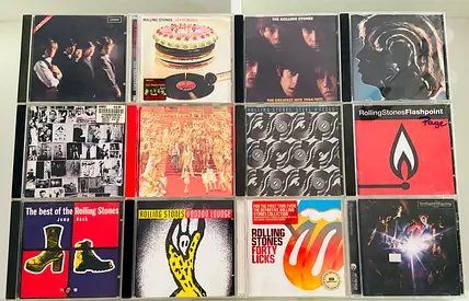 12 Rolling Stones Music CD’s