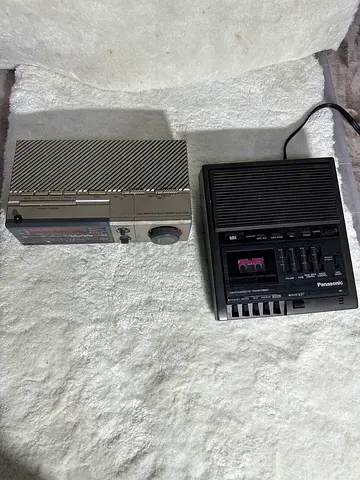 Vintage Panasonic Cassette Player and Radio Set