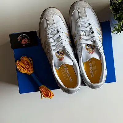 adidas Samba Real Madrid Shoes 25/26 White