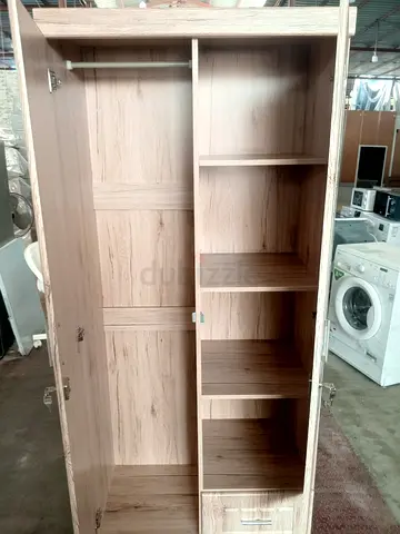 Brand New Brown 2-Door Wardrobe in Flawless Condition
