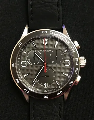 Victorinox Brown Dial Chronograph Mens Watch - Timeless Elegance