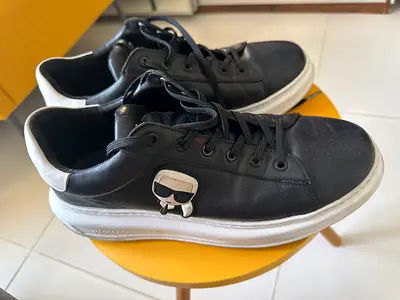 Karl lagerfeld Black Sneakers with Unique Design