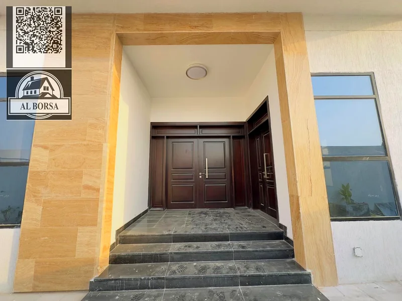 فيلا للإيجار في أفضل المواقع السكنية في منطقة الهيليو 2 مع مكيفات، وماء وكهرباء مباشرة على شارع الشيخ محمد بن زايد64051896000386113