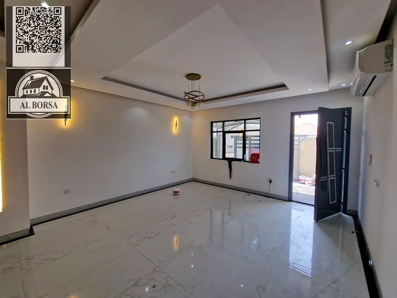 Villa for rent in Al Zahya area, first resident, 5 master bedrooms, 7 bathrooms, fully equipped main kitchen, full split air conditioning for the vill64052547207426113
