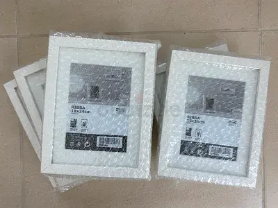 IKEA Set of 5 x Ribba Frames White BRAND NEW