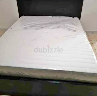 IKEA Malam double bed 140×200cm bed with 2 storage drawers underneath and Ikea mattress