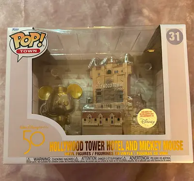 Disney Funko Pop! Hollywood Tower Hotel and Mickey Mouse Set 31