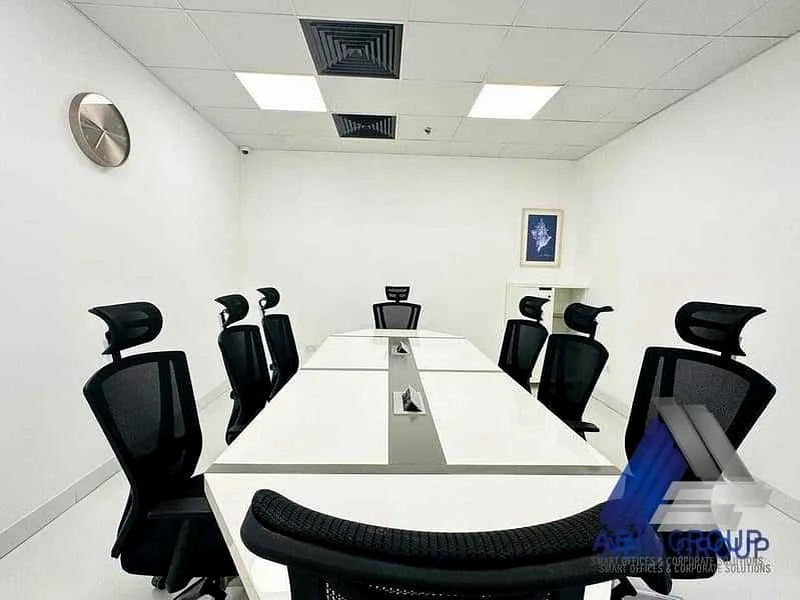 Huge Layout Office for Rent + Karama + Premium Location + Next to Emirates Post Office and Oud Mehta Metro Station + 10 Person Sitting64063355003650112