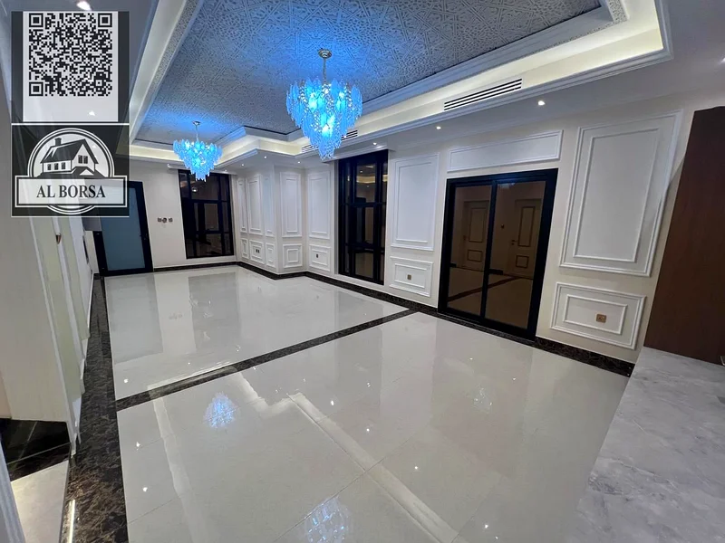 🏡 For rent - a first-inhabitant villa in Al Zahia, consisting of 5 master bedrooms with a majlis and a large hall for families64052767049602114
