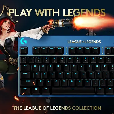 Logitech G PRO X League of legendsElevate Your Gaming Experience with this Logitech Gaming Keyboard!
