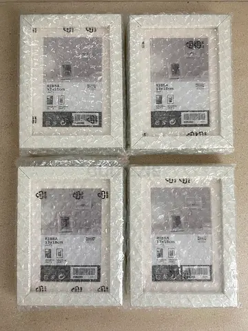 IKEA Set of 4 x Ribba Frames White BRAND NEW