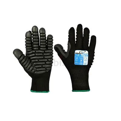 Vaultex Anti-Vibration Mechanical Gloves - Black