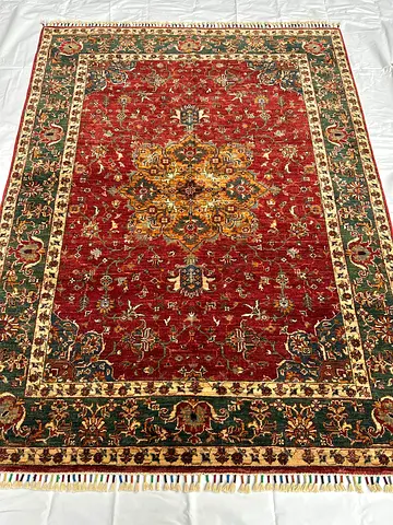 202 x 155 cm | new Handmade Stunning Serapi Heriz Carpet (#8U)