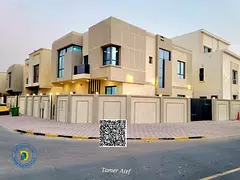 For sale, a corner villa in Al Zahya area, 5 rooms, including electricity, water and AC, bank financ