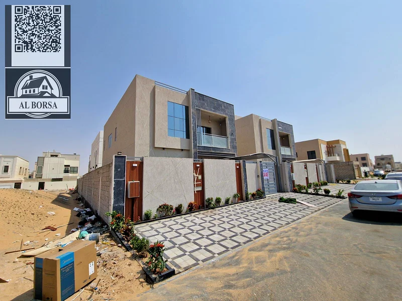 Villa for rent in Al Zahya area, first resident, 5 master bedrooms, 7 bathrooms, fully equipped main kitchen, full split air conditioning for the vill64052547207426111