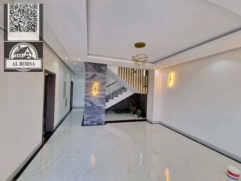Villa for rent in Al Zahya area, first resident, 5 master bedrooms, 7 bathrooms, fully equipped main kitchen, full split air conditioning for the vill64052547207426112