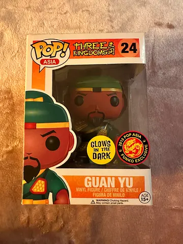 Glow in the Dark Funko Pop! Guan Yu from Three Kingdoms 2015 Pop Asia Exclusive